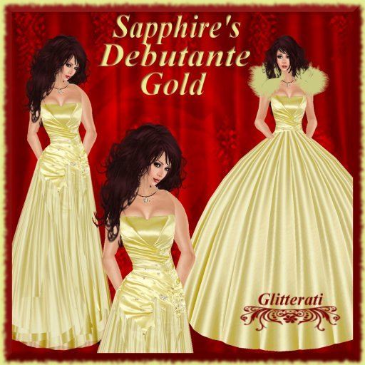 ! Glitterati ! - Debutante - Gold 