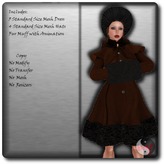 ::Evaki:: Short Mesh Victorian Coat Brown