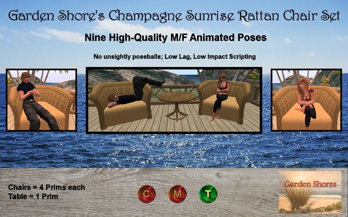 Rattan Cuddle Chair  - Champagne Sunrise