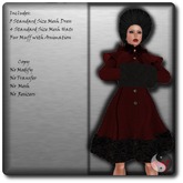::Evaki:: Short Mesh Victorian Coat Red
