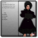 ::Evaki:: Short Mesh Victorian Coat Burgandy