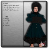::Evaki:: Short Mesh Victorian Coat Teal
