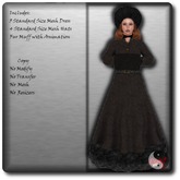 ::Evaki:: Long Mesh Victorian Coat Black