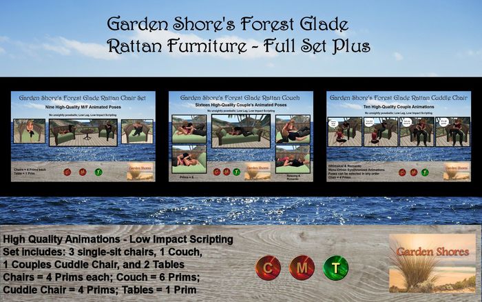 GS Forest Glade Rattan Furniture Full Set