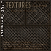 [IMP061] 16 Grungy, Chemical-Scarred Metal Wall and Deck Floor Plate Textures from E&D ENGINEERING