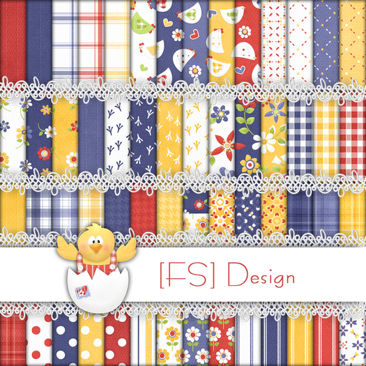 [SF] Textures Pack - Orange Summer - Full Perm (boxed)