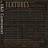 [IMP054] 15 Grungy, Chemical-Scarred Metal Floor Plate Textures Full Perm from E&D ENGINEERING