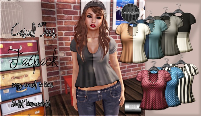 Casual Tees (mesh) FatPack - even.flow