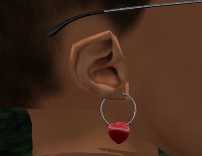 My Little Heart Hooped Earring (TD) BOXED