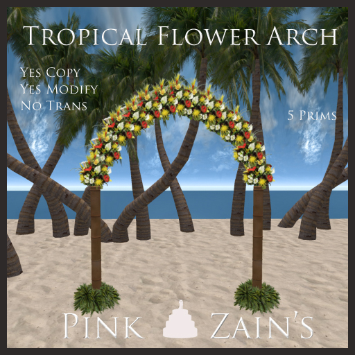 Tropical Flower Arch - T1