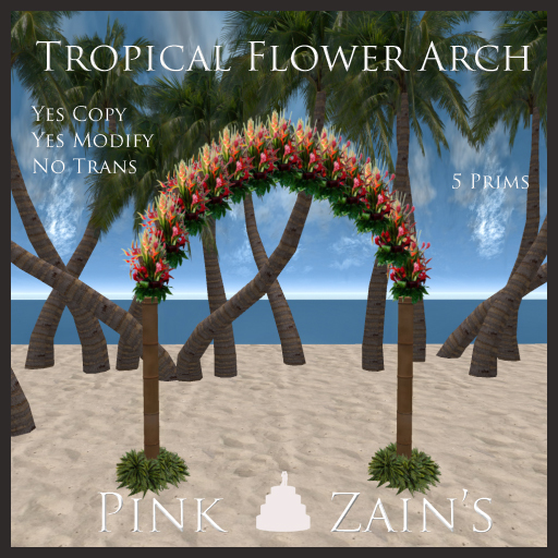Tropical Flower Arch - T6