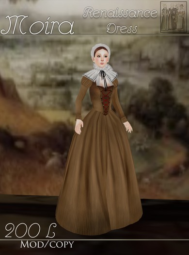 Moira -Renaissance Dress- /everyday Trefusis Designs