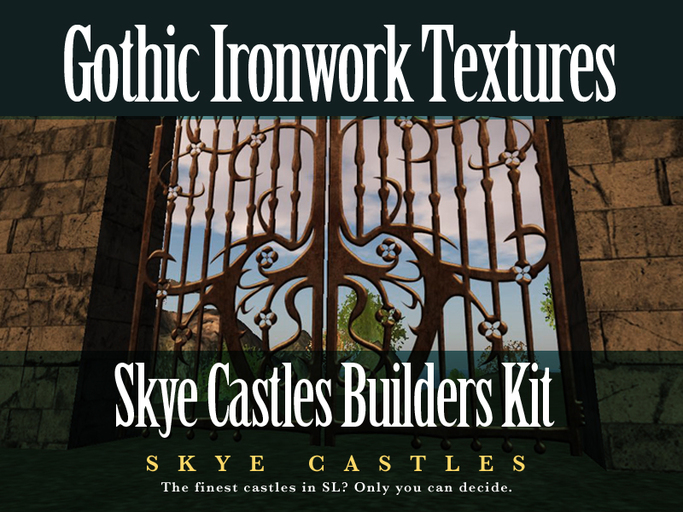 ++ New++ Skye Castle Build Kit Gothic Ironwork Full Perms