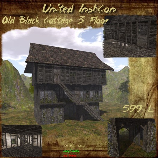 *UI* Old Black Cottage 3 Floors v