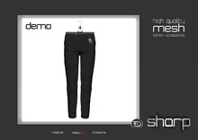  sharp by [ZD] - MESH - "Ashton" Suit Pants