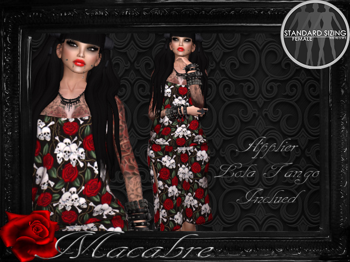 +MC+ Letissa Skull'S Rose'S  {Applier Lola Tango Inclued}