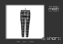  sharp by [ZD] - MESH - "Ashton" Suit Pants