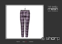  sharp by [ZD] - MESH - "Ashton" Suit Pants