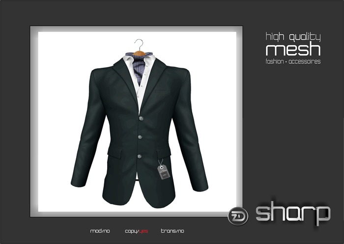 sharp by [ZD] - MESH - "Ashton" Suit Jacket