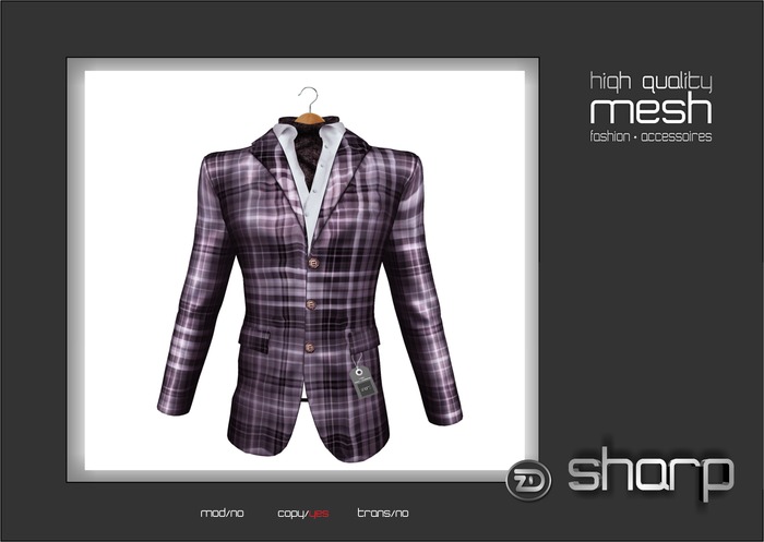 sharp by [ZD] - MESH - "Ashton" Suit Jacket