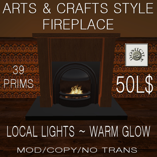 Domicile: Arts & Crafts Style Fireplace