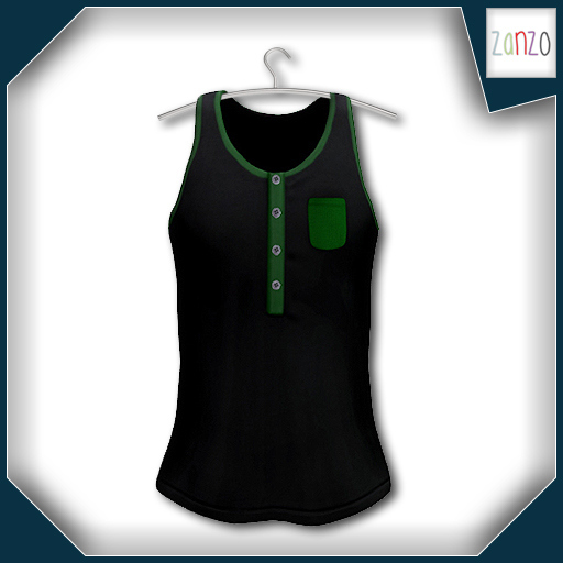 *Zanzo* Riddle Henley Tank