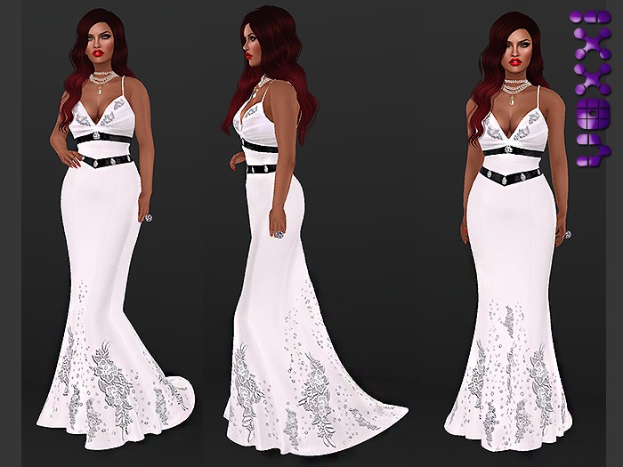 .::voxxi::. [Alana] Gown Antique White