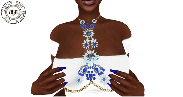 [7891.] Nadia Body Harness - Blue (W\Resize)