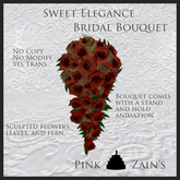 Sweet Elegance Bridal Bouquet - Red