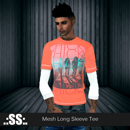 .:SS:. Mens Pink Longsleeve Tee 