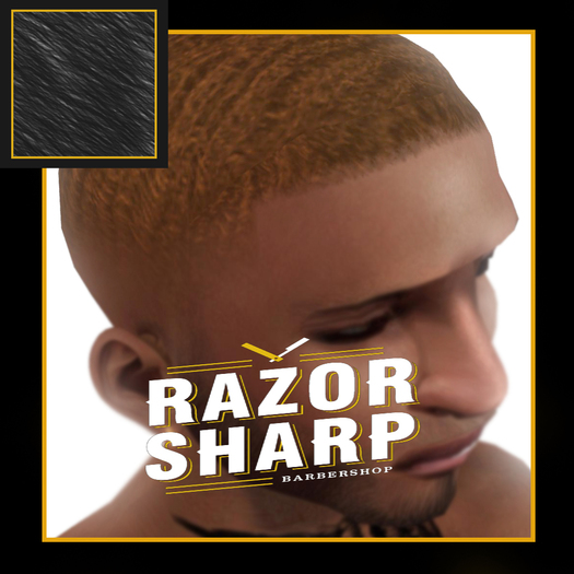 =RAZOR SHARP= Level.P Wave Taper Fade (Black)