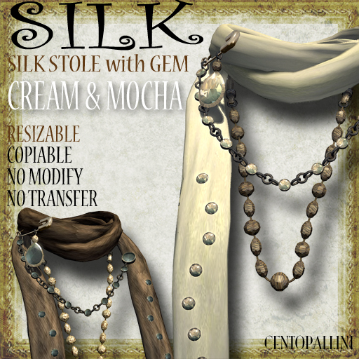 *CentoPallini* SILK [Cream & Mocha]