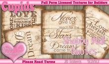 *Cupids Textures * 20 Shabby Wall Quotes
