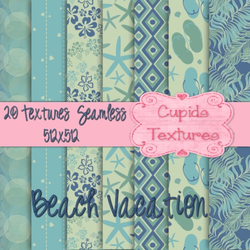 *Cupids Textures * 20 BEACH VACATION