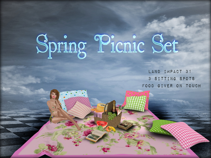 Boudoir -Spring Meadow Picnic Set