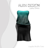 Luna Dress Blue