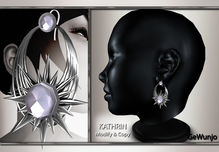 GeWunjo : KATHRIN diamond earrings