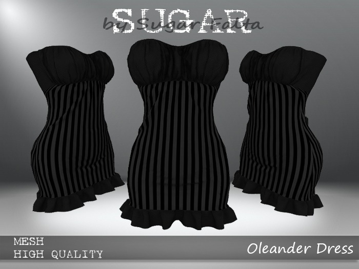 SUGAR - Oleander Dress - PINSTRIPE