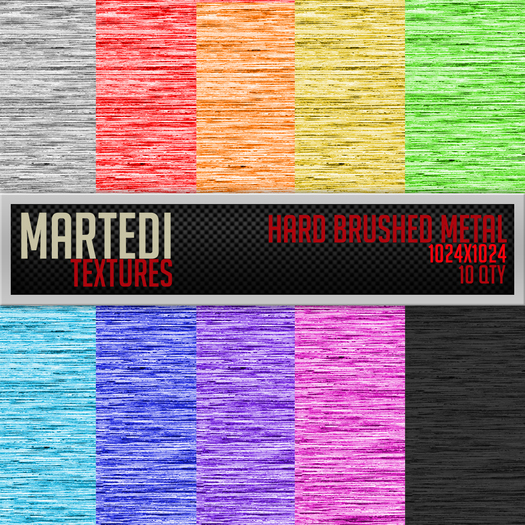 Martedi - Hard Brushed Metal Textures