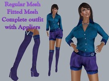 Bicce's Romper - Fitted Mesh and Regular Mesh Complete Outfit