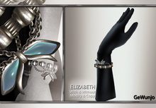 GeWunjo : ELIZABETH blue zirconia bracelets