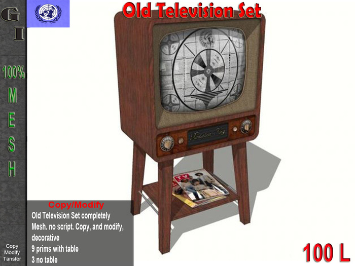 Old Television Set