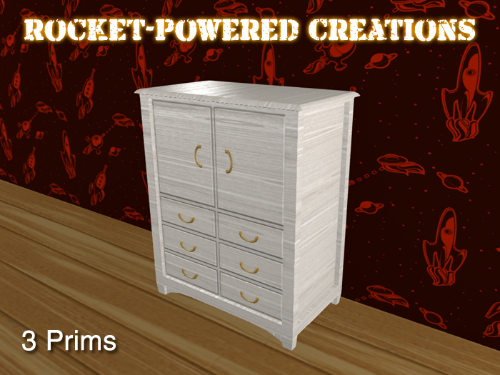 Second Life Marketplace Classic Armoire White