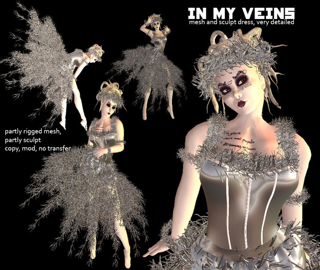 Grim Bros. in my veins dress / BOXED k