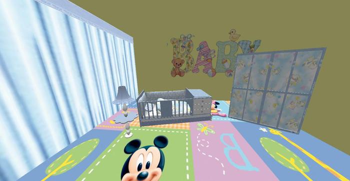 habitacion azul nene