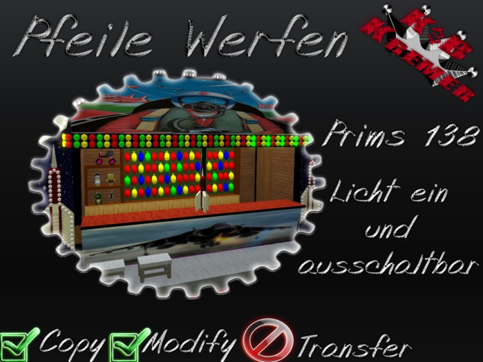 K&B Kremer  Pfeilwerfen 138 Prims