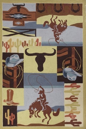 AFantasy Colonial Dream Western Rug - BOXED