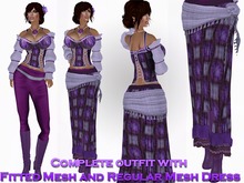 Tam's Gypsy - Fitted Mesh and Regular Mesh Complete Outfit