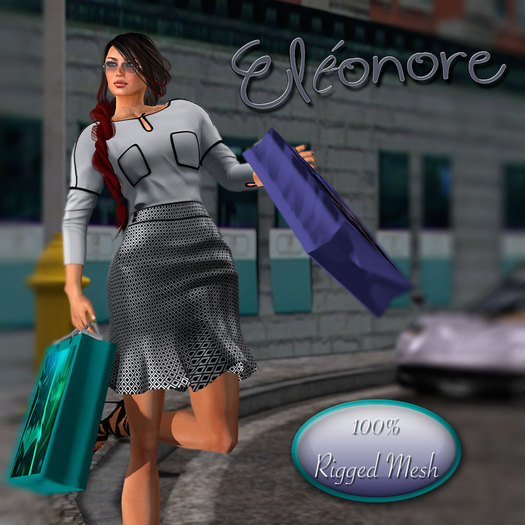 100% MESH ELEONORE GREY
