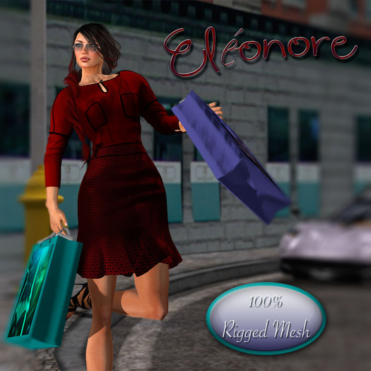 100% MESH ELEONORE RED